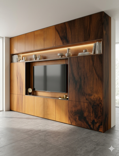 Saket 0.8mm Laminates - 904 - Java Teak Dark