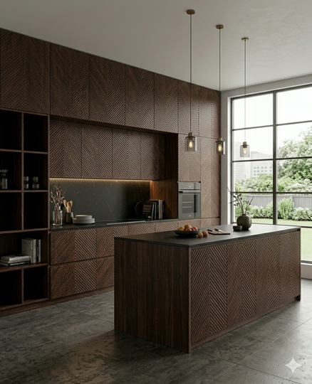 Saket 0.8mm Laminates - 924 - Dandy Wood Dark