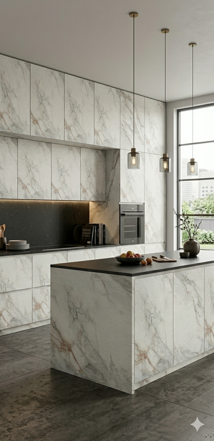 Saket 0.8mm Laminates - 925 - Torino Marble
