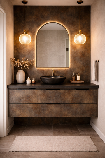 Saket Laminate - 505 - Rustic Copper - 1mm 8ft x 4ft