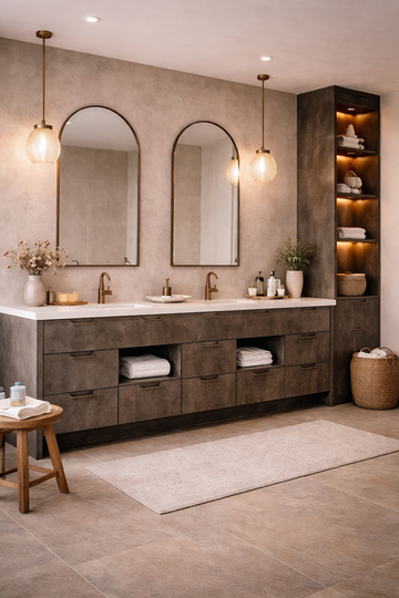 Saket Laminate - 506 - Rustic Bauxite - 1mm 8ft x 4ft