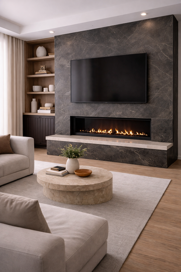 Saket Laminate - 536 - Sand Stone Brown - 1mm 8ft x 4ft