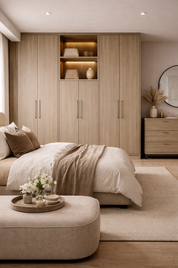 Saket Laminate - 542 - Dyed Ash Caramel - 1mm 8ft x 4ft