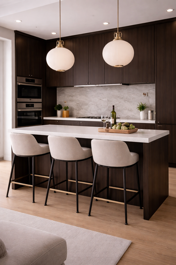 Saket Laminate - 543 - Dyed Ash Coffee - 1mm 8ft x 4ft