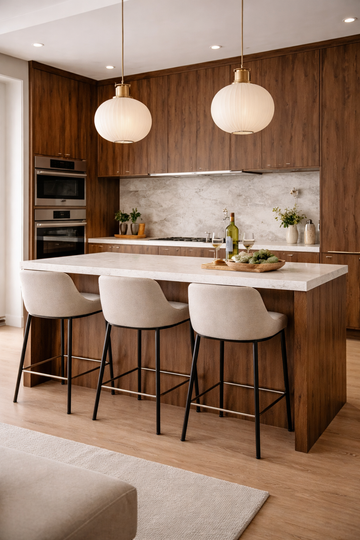 Saket Laminate - 563 - Brown Alder - 1mm 8ft x 4ft