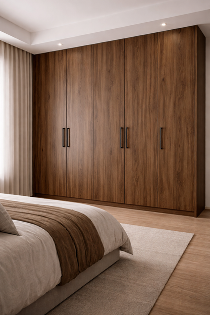 Saket Laminate - 565 - Rustic Walnut Dark - 1mm 8ft x 4ft