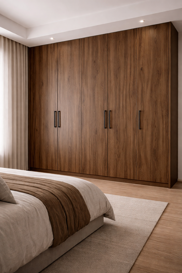 Saket Laminate - 565 - Rustic Walnut Dark - 1mm 8ft x 4ft