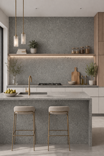 Saket Laminate - 571 - Torino Grey - 1mm 8ft x 4ft
