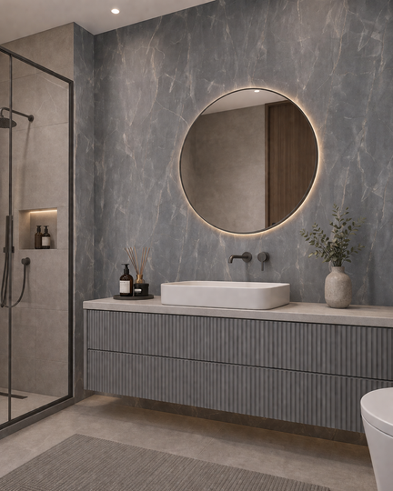 Saket Laminate - 572 - Grigio Bulgari - 1mm 8ft x 4ft