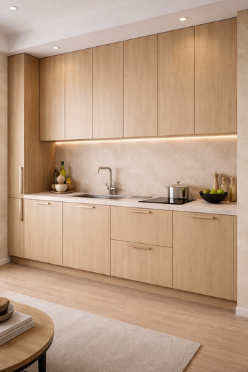 Saket Laminate - 576 - Gran Sasso Oak - 1mm 8ft x 4ft