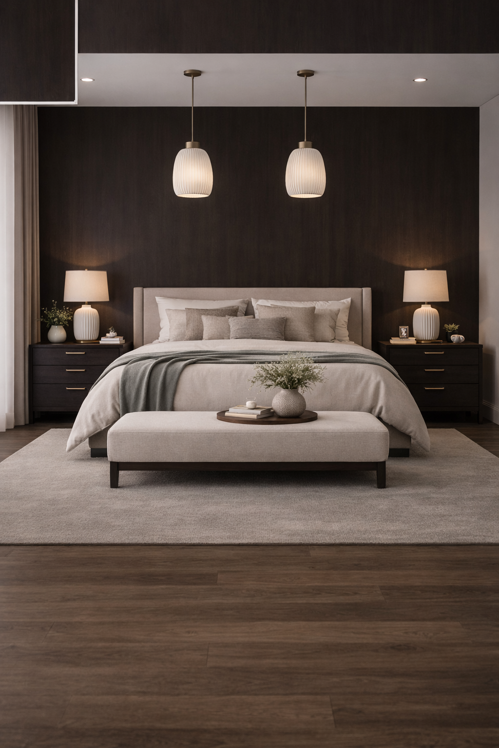 Saket Laminate - 594 - Euclid Brown - 1mm 8ft x 4ft