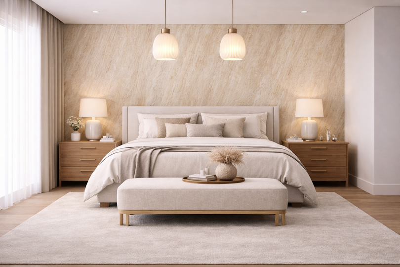 Saket Laminate - 603 - Toranto Marble - 1mm 8ft x 4ft