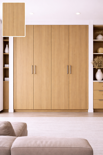 Saket Laminate - 604 - Olmo Walnut Light - 1mm 8ft x 4ft