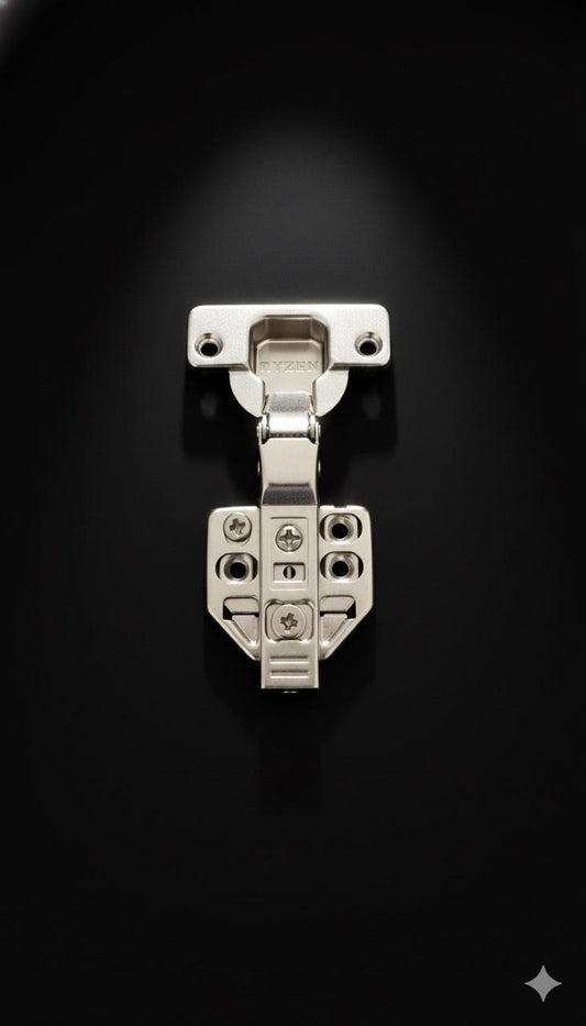 Kyzen 3D Clip On Hinges Nickel Finish (Soft Close)