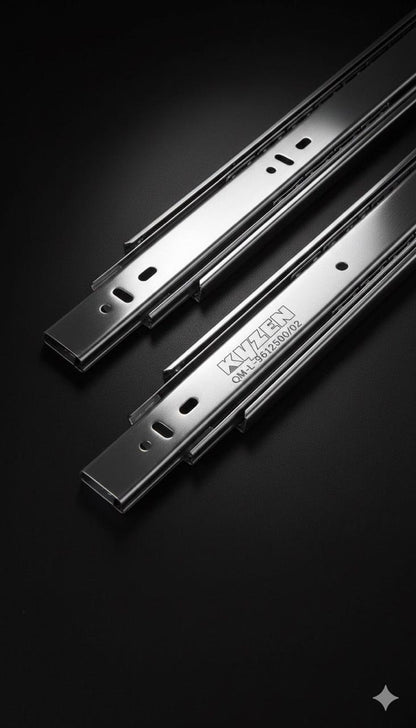 KYZEN Telescopic Channel, Soft Close, 45Kg