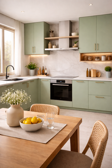 Saket Laminate - 458 - Acacia Green - 1mm 8ft x 4ft