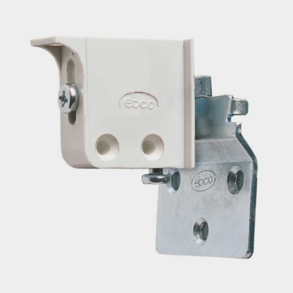 Ebco Adjustable Corner Bracket with Wall Plate