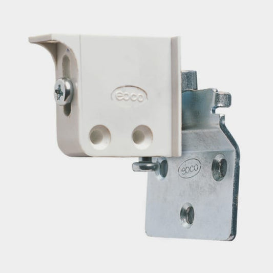 Ebco Adjustable Corner Bracket with Wall Plate