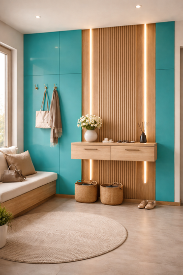 Saket Laminate - 429 - Aqua Green - 1mm 8ft x 4ft