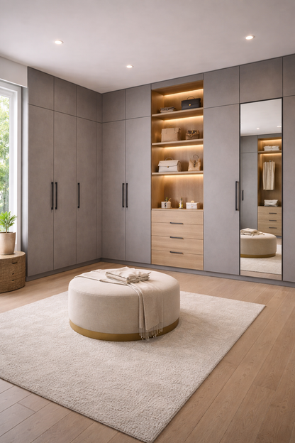 Saket Laminate - 426 - Ash Grey - 1mm 8ft x 4ft