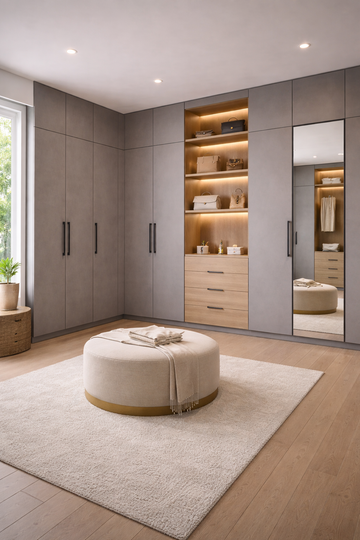 Saket Laminate - 426 - Ash Grey - 1mm 8ft x 4ft