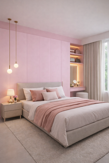 Saket Laminate - 436 - Baby Pink - 1mm 8ft x 4ft