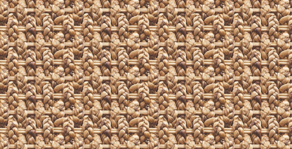 Brown Paper - Cane Laminate - DG-168 A-118 - Braided Cane