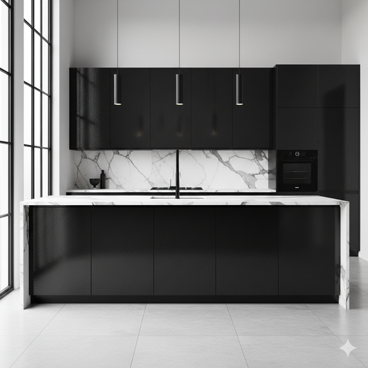 Khidki Trendsetter 1mm Laminates - 10037 - Eclipse Black