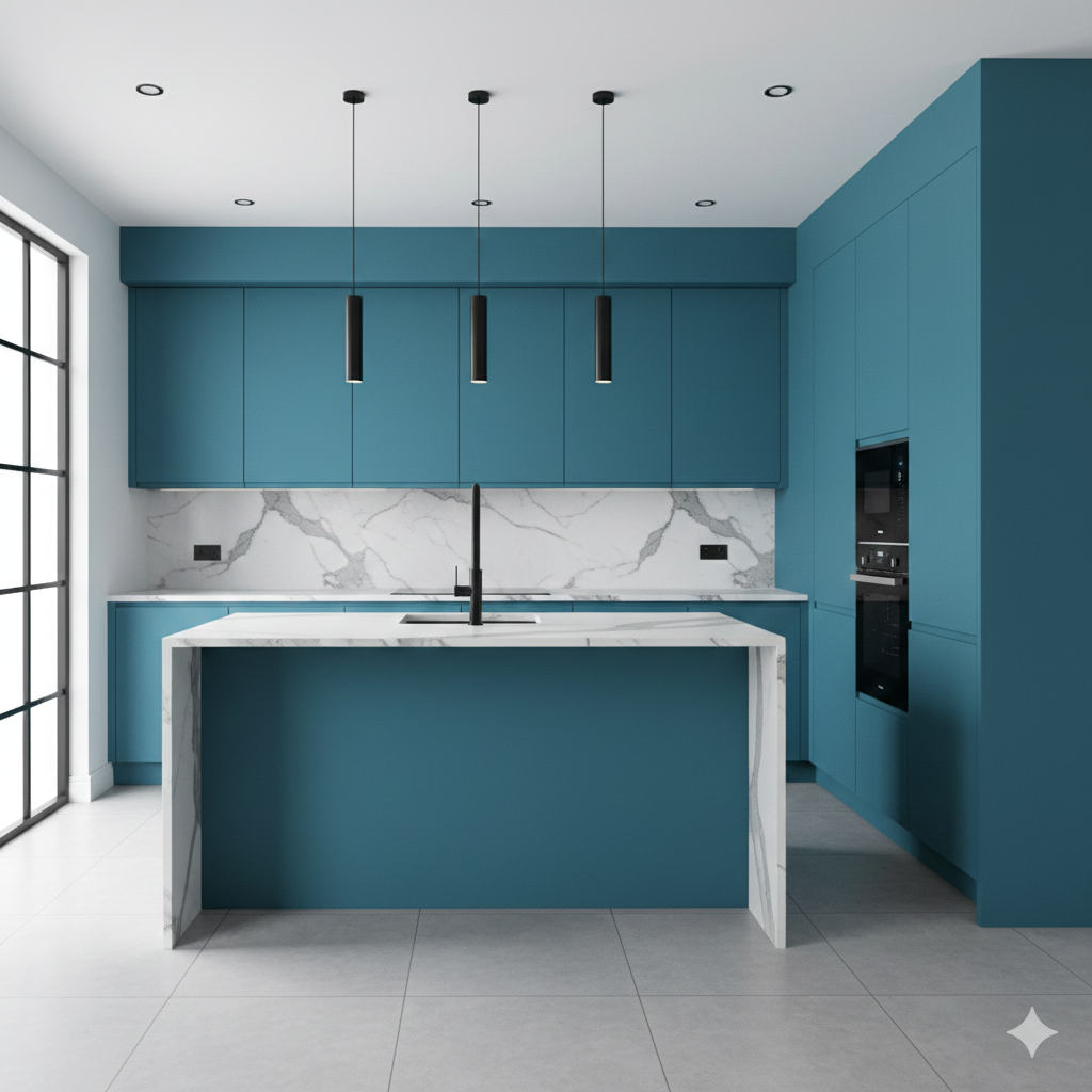 Khidki Trendsetter 1mm Laminates - 22016 - Lagoon Blue