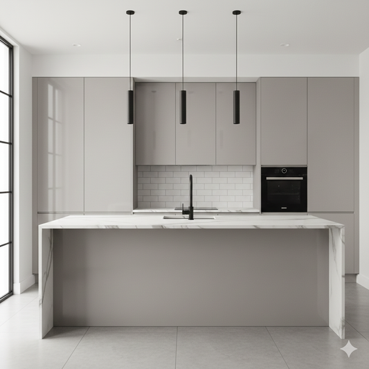 Khidki Trendsetter 1mm Laminates - 10031 - Alloy Grey