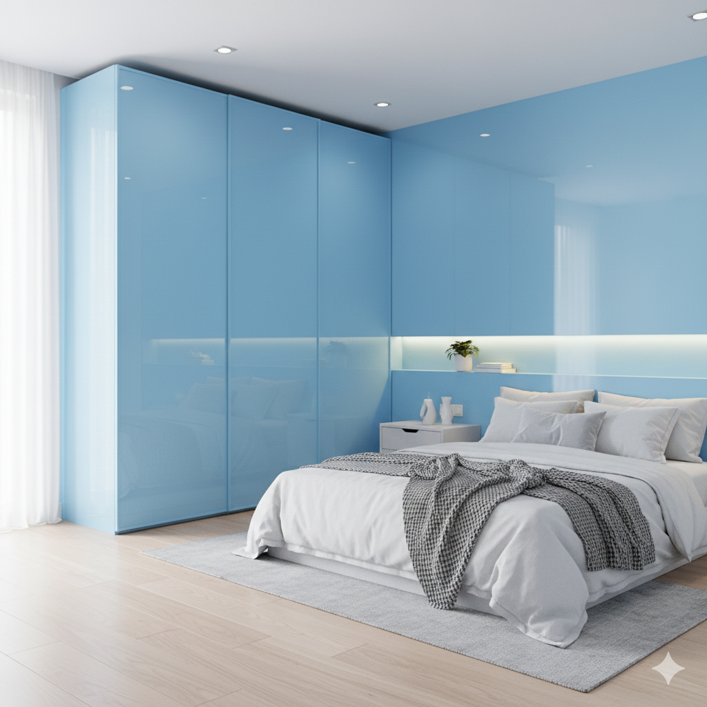 Khidki Trendsetter 1mm Laminates - 10011 - Celeste Blue