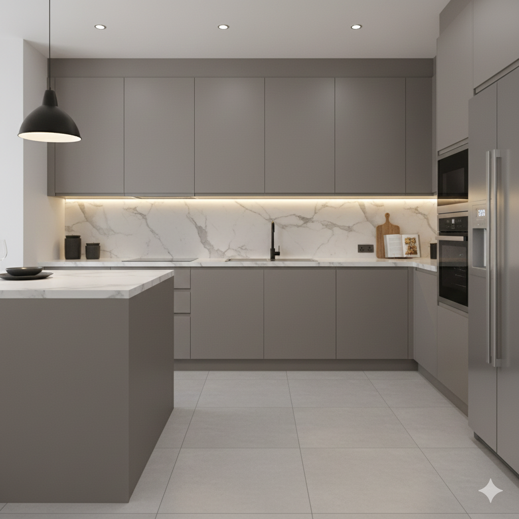 Khidki Trendsetter 1mm Laminates - 10009 - Misty Grey