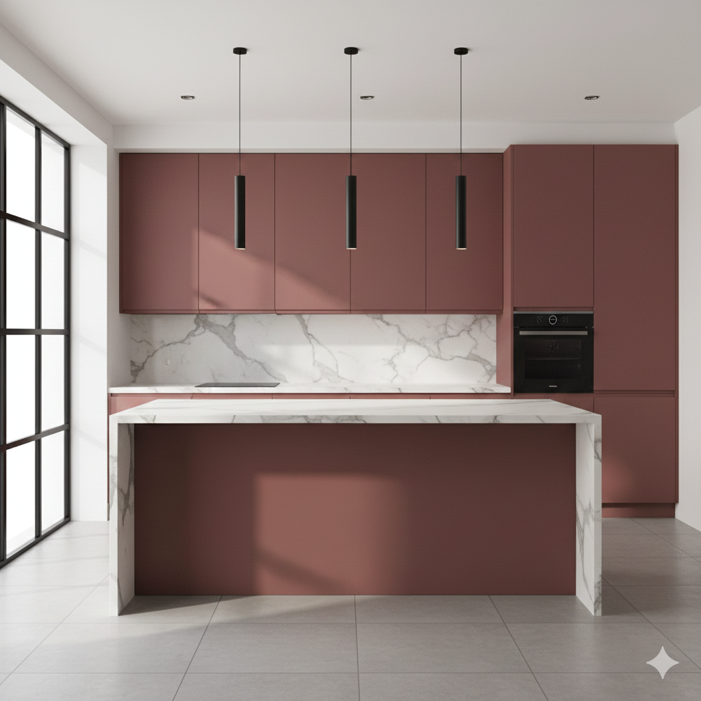 Khidki Trendsetter 1mm Laminates - 10034 - Crimson Bloom