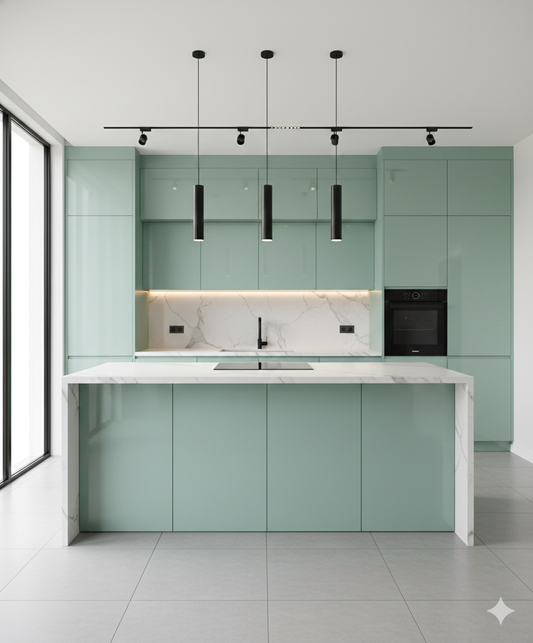 Khidki Trendsetter 1mm Laminates - 10008 - Ocean Jade