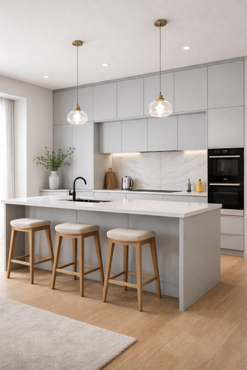 Saket Laminate - 411 - Dusty Grey - 1mm 8ft x 4ft