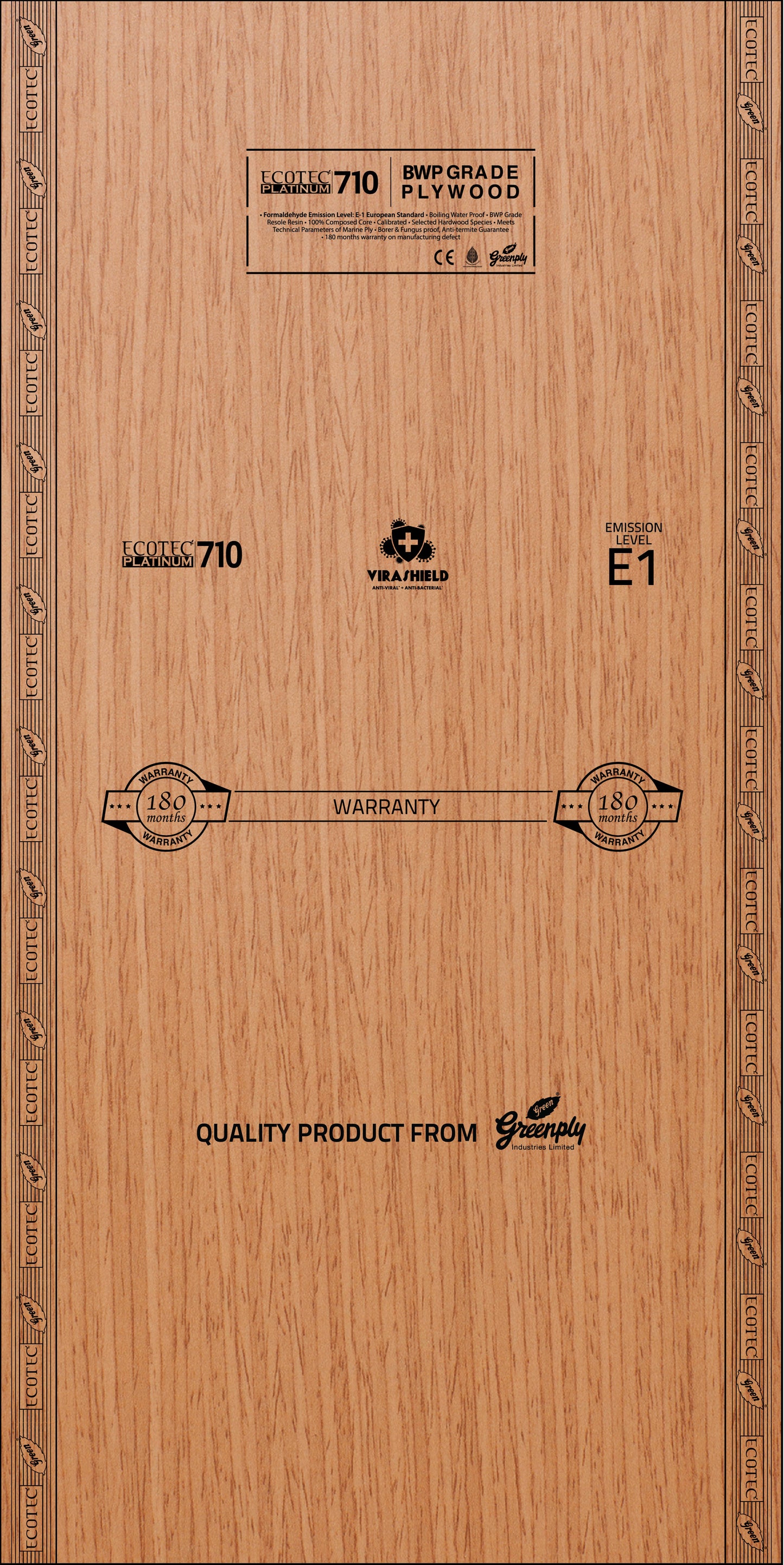 GreenPly Green Ecotec BWP 710 Blockboard