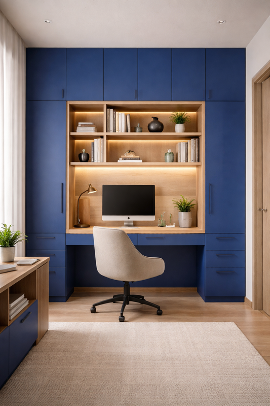 Saket Laminate - 418 - Electric Blue - 1mm 8ft x 4ft