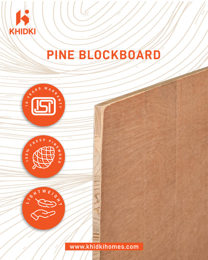 KHIDKI Gold - Fresh Pine Block Board