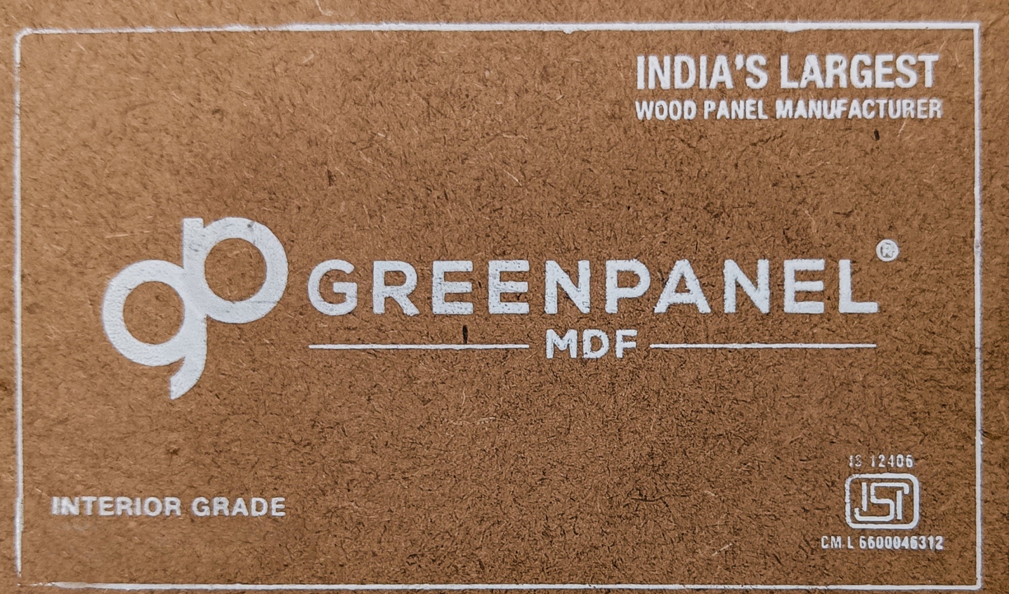 GreenPanel MDF Interior Grade (Brown Color) - 8ft x 4ft