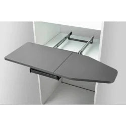 Hettich Ironing Board 400 mm - Grey Finish (W x D x H) - 295(W) x 430(D) x 140(H) mm