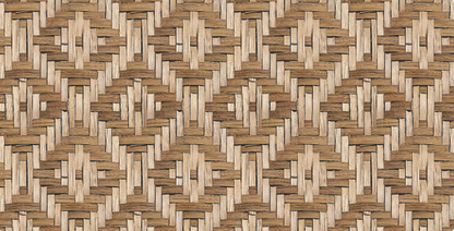 Brown Paper - Cane Laminate - DG-169 A-118 - Natural Zigzag Cane