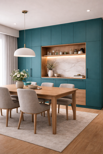Saket Laminate - 406 - Peacock Green - 1mm 8ft x 4ft