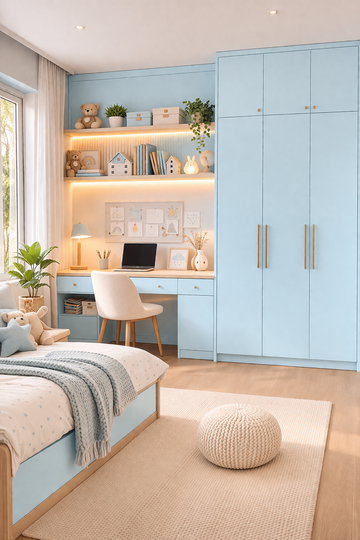 Saket Laminate - 455 - Sky Blue - 1mm 8ft x 4ft