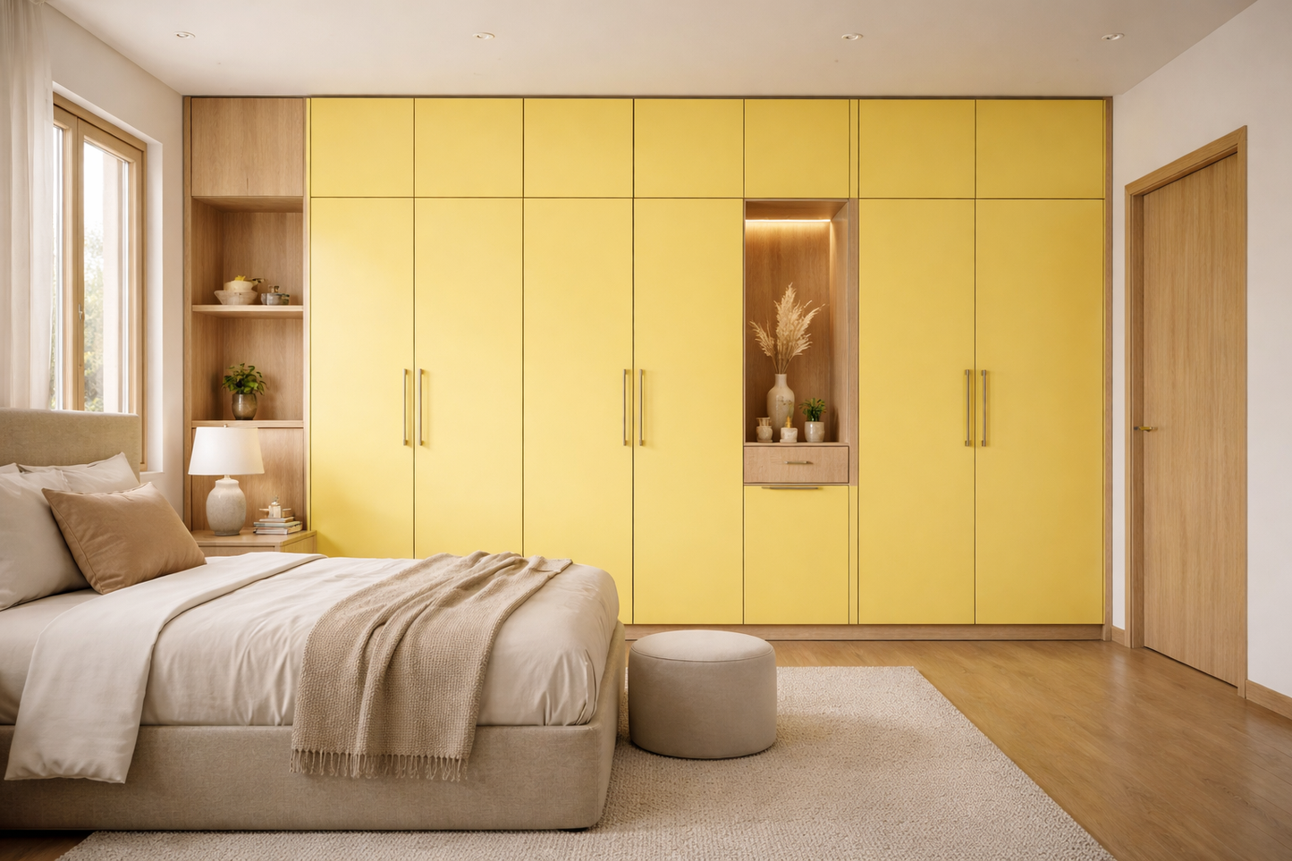 Saket Laminate - 420 - Yellow - 1mm 8ft x 4ft